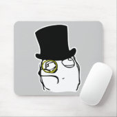 Zoals een Sir Rage Face Meme Muismat (Met muis)