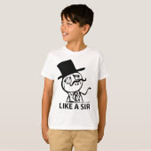 Zoals een Sir T-shirt (Voorkant volledig)