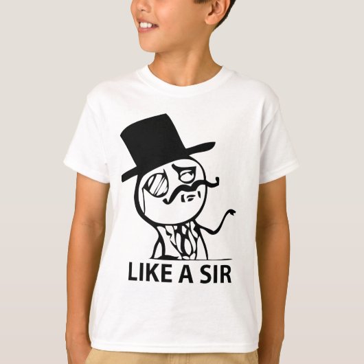 Zoals een Sir T-shirt (Voorkant)