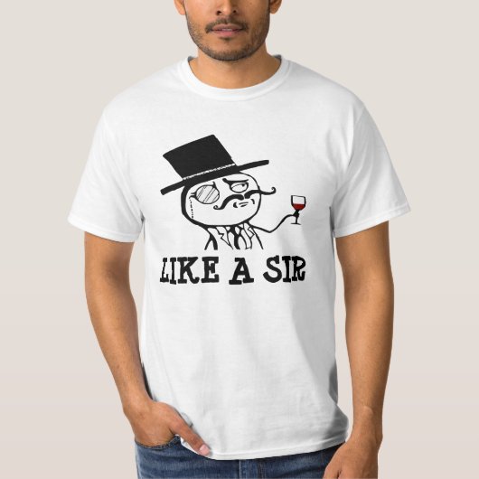Zoals een Sir, T-shirts (Voorkant)