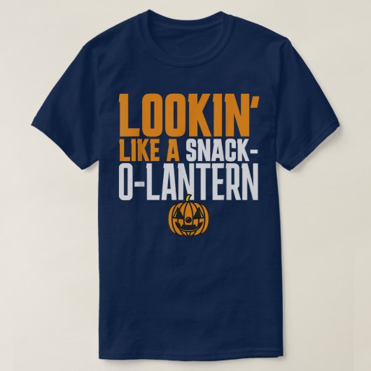 ZOALS EEN SNACKOLANTERN JackOLantern Pumpkin H T-shirt (Design voorkant)