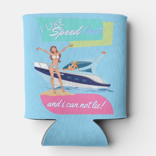 zoals een speedboot blikjeskoeler (Achterkant)