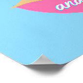 zoals een speedboot poster (Hoek)