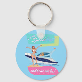 zoals een speedboot sleutelhanger