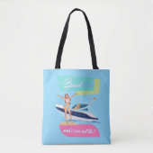zoals een speedboot tote bag (Voorkant)
