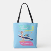 zoals een speedboot tote bag (Achterkant)