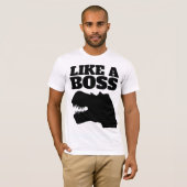 ZOALS EEN T-REX MANNEN T-SHIRS VAN BOSS T-SHIRT (Voorkant volledig)