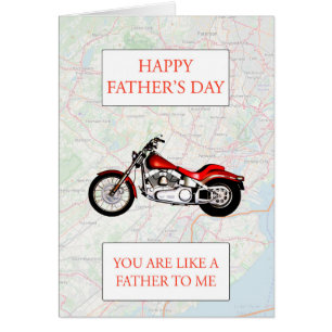 Zoals een vader van Vaderdag Motorfiets