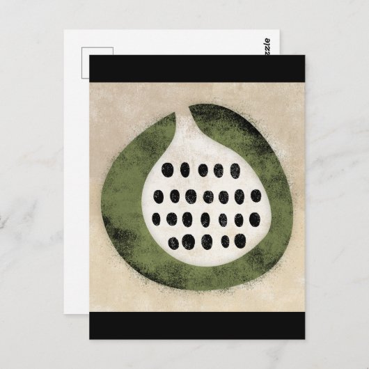 Zoals een vijg of een kiwi Briefkaart (Voorkant / Achterkant)