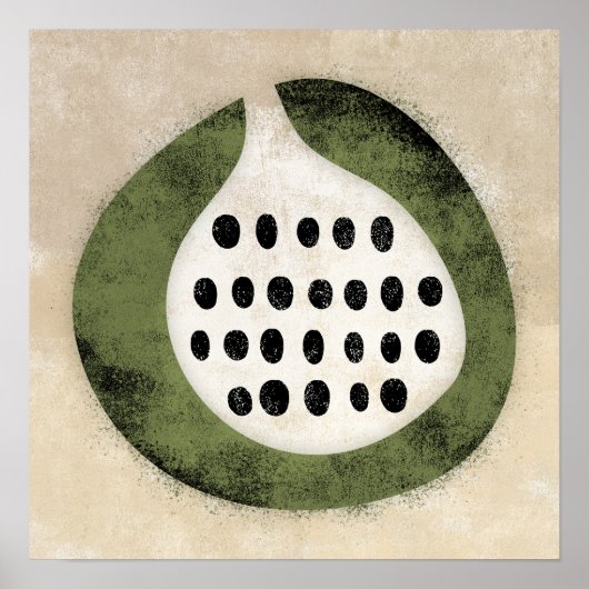 Zoals een vijg of een kiwi Poster muurkunst (Voorkant)