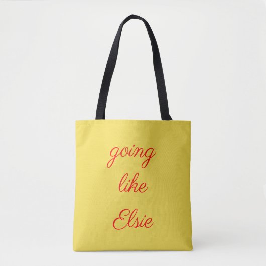 Zoals Elsie logo tas (Voorkant)