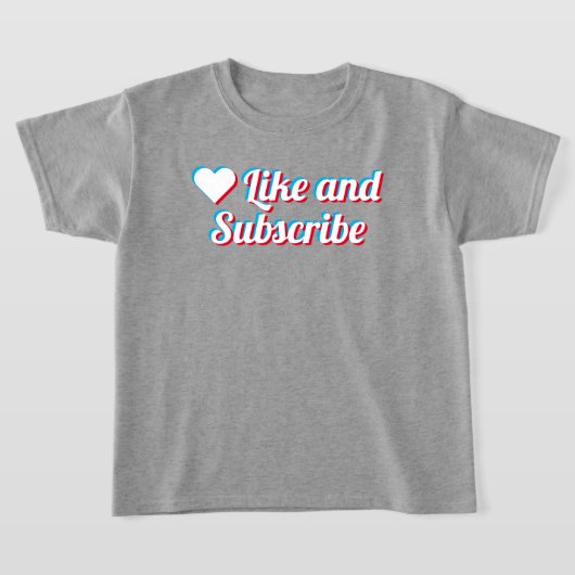 Zoals en je abonneren op T-shirt (Laagn)