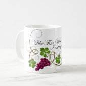 "Zoals fijne wijn..." KoffieMok (Voorkant links)