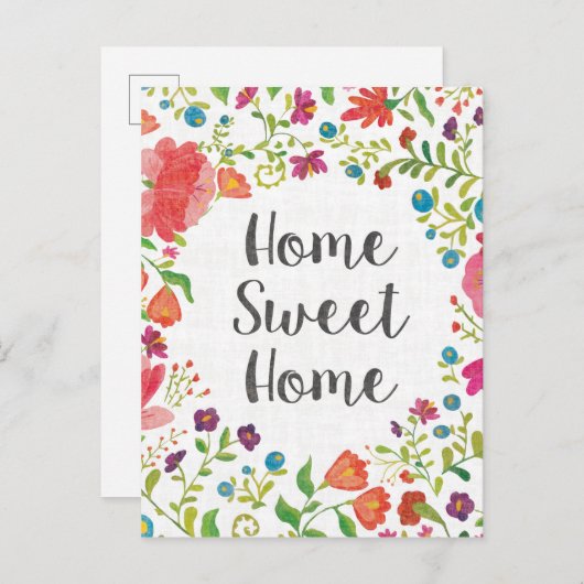 Zoals Frida V | Home Sweet Home Briefkaart (Voorkant / Achterkant)