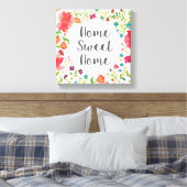 Zoals Frida V | Home Sweet Home Canvas Afdruk (Insitu (Slaapkamer))