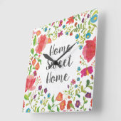 Zoals Frida V | Home Sweet Home Vierkante Klok (Hoek)