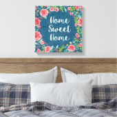 Zoals Frida VII | Home Sweet Home Canvas Afdruk (Insitu (Slaapkamer))