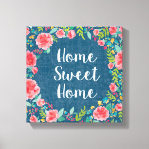 Zoals Frida VII   Home Sweet Home Canvas Afdruk