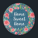 Zoals Frida VII | Home Sweet Home Magneet<br><div class="desc">Een waterverf, floreel ontwerp met een schattige boodschap. Artist: Harriet Sussman</div>