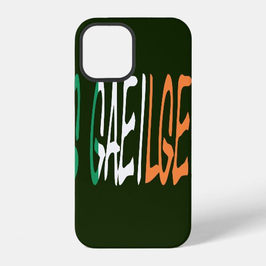 Zoals Gaeilge overlay op de Ierse vlag afbeelding iPhone Hoesje (Achterkant)