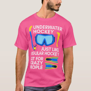 Zoals gewone hockey onderwater voor hockey t-shirt