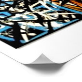 ZOALS GEZIEN IN YOUTUBE VIDEO GRAFFITI ARTIST METR POSTER (Hoek)