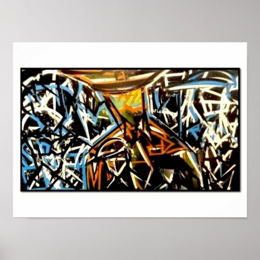 ZOALS GEZIEN IN YOUTUBE VIDEO GRAFFITI ARTIST METR POSTER (Voorkant)