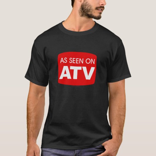 Zoals gezien op ATV (Quad 4-Wheeler 3-Wheeler) T-shirt (Voorkant)