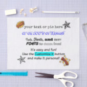 Zoals gezien op Shark Tank - Uw eigen handtekening Tissuepapier (Craft)