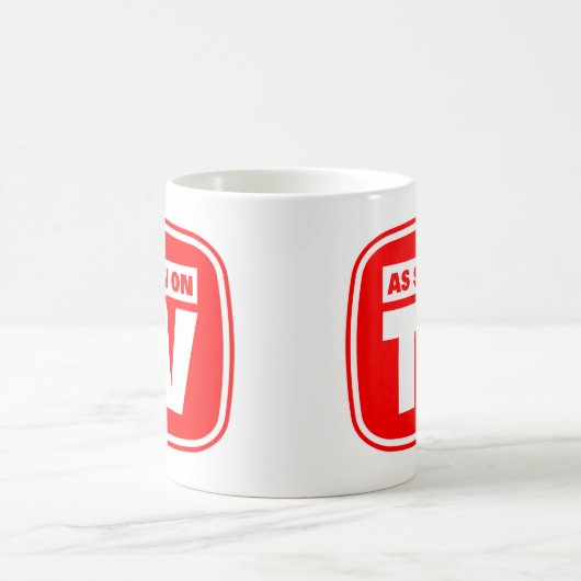 Zoals gezien op tv koffiemok (Center)