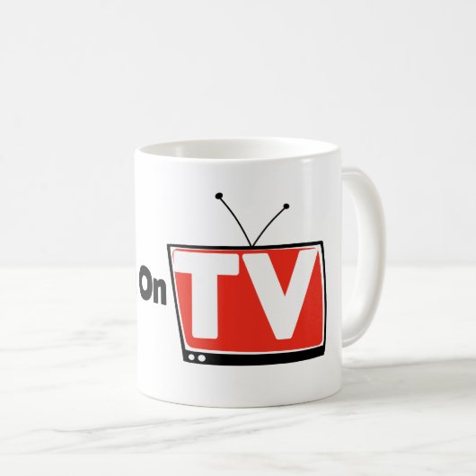 Zoals gezien op tv-Mok Koffiemok (Voorkant rechts)