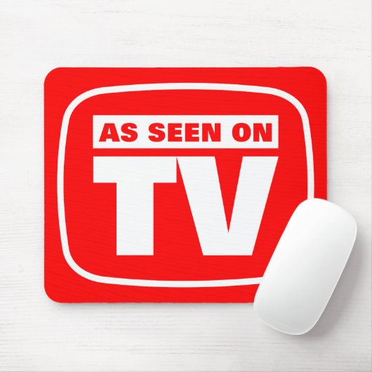 Zoals gezien op tv muismat (Met muis)