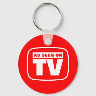 Zoals gezien op tv sleutelhanger