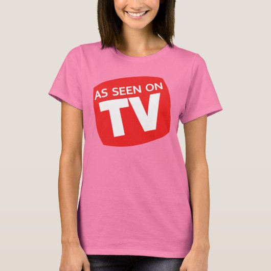 Zoals gezien op tv t-shirt (Voorkant)