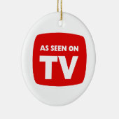 ZOALS GEZIEN OP tv-versiering Keramisch Ornament (Rechts)