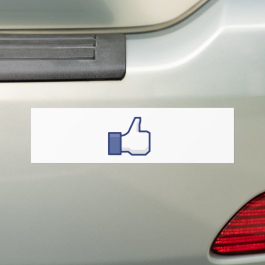 Zoals Hand Bumpersticker (Op auto)