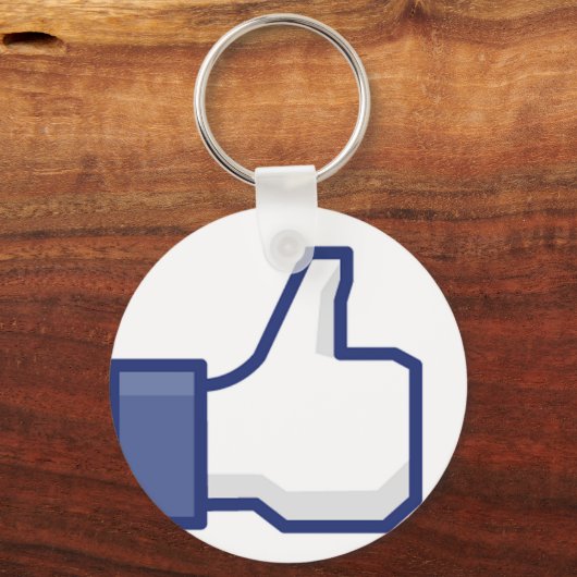 Zoals hand - FB duimen omhoog Sleutelhanger (Voorkant)