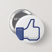 Zoals Hand Ronde Button 5,7 Cm (Voorkant /achterkant)
