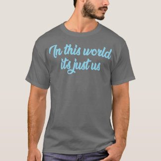 Zoals het blauw was t-shirt