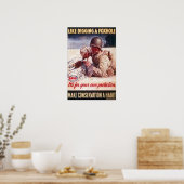 Zoals het Digitaliseren van een oxgat Poster (Keuken)