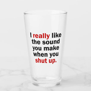 Zoals het geluid glas