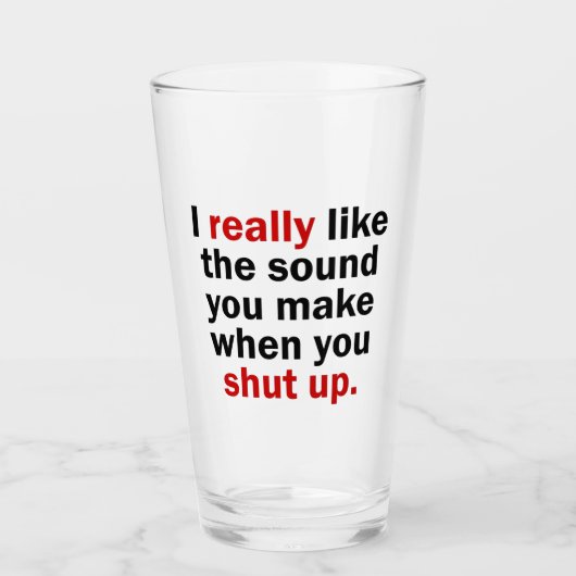 Zoals het geluid glas (Voorkant)