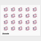 Zoals het icoon van de Button Vierkante Sticker (Vel)