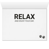 Zoals het Wenskaart van de hond (Binnen Horizontaal (Onder))