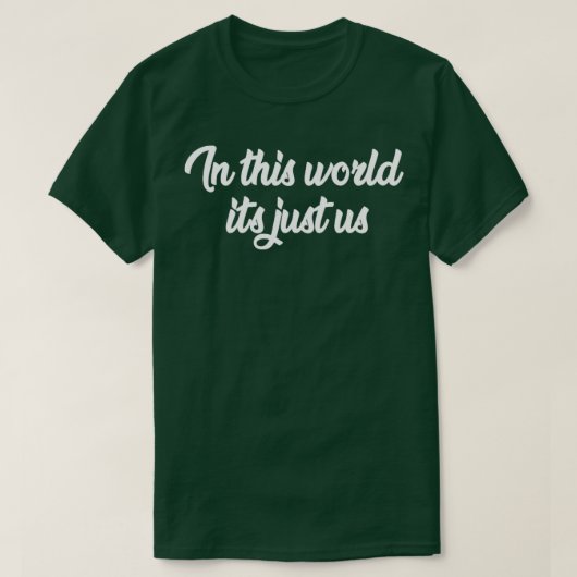 Zoals het wit was t-shirt (Design voorkant)