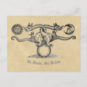Zoals hierboven, dus hieronder: Alchemy Dragon Briefkaart (Voorkant)