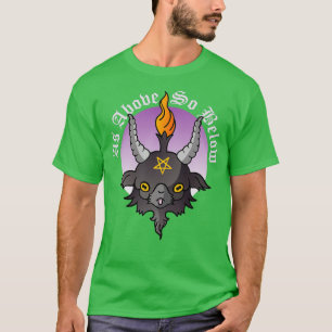 Zoals hierboven, dus onder de luidop t-shirt