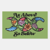 Zoals hierboven, dus onder het driestukssymbool rechthoekige sticker (Voorkant)