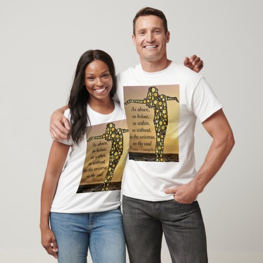 ZOALS HIERBOVEN, DUS ONDER shirt (Unisex)