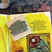 Zoals hierboven, dus onder Triple Moon Rubberstempel